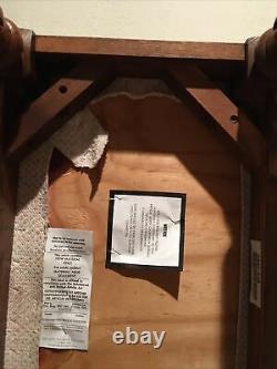 Oak Victorian Vanity Seat Chair Bench From The Lexington Sampler MADE IN USA