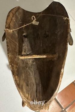 Old Dayak Borneo Pig Mask / Handheld Ceremonial Mask from Borneo