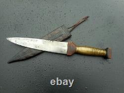 Old Traditional Knife From Congo, Mid-20th, Rare For Africa Collection, To See