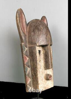 Old, Tribally used African Dogon Rabbit Mask from the Dogon Tribe of Mali