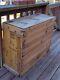 Old Vintage Store Hat Shipping Crate Box Bin Made Of Wood From 1920's Antique