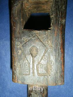 Old/antique main part from a spinning tool, Sumba, Indonesia, no keris, ikat, #3