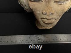 One Of A Kind Queen Tiye Head made from Natural Wood