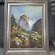 Orginal Oil Painting From John Z Wood With Old Stucco Frame From 1846-1919