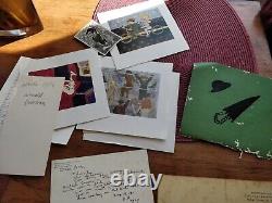 Original Bob Matheny Collage & Letters From CPLY William N Copley
