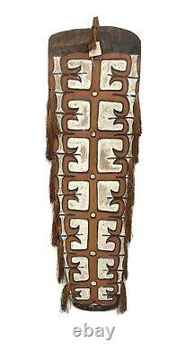 Original Ceremonial Asmat War Shield From Papua New Guinea