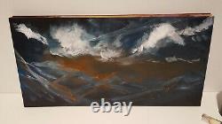 Original Great Smoky Mountains painting signed COA impressionist Max Kravt 12x24