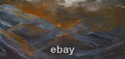 Original Great Smoky Mountains painting signed COA impressionist Max Kravt 12x24