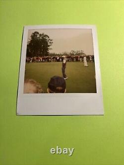 Original Polaroid Photograph From The 2008 Masters Tournament OOAK TIGER WOODS