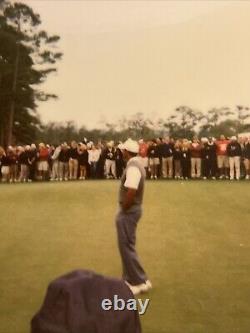 Original Polaroid Photograph From The 2008 Masters Tournament OOAK TIGER WOODS