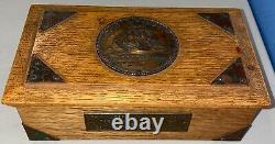 Original Relic Wood Chest Box From 1794 USS Constitution From Hall Rare