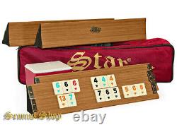 Original Star PREMIUM Wood Rummy / Okey With Melamine Stones Ahsap Okey Takimi