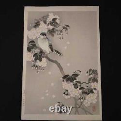 Original Wood Block Print Art Morita Signature from Japan 22 x 32cm