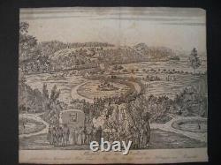 Original Wood Engraving Illerfeld from The Nordseite, While The Attendance Your