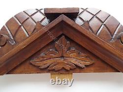 Original Wooden Crown Taken From A German Balcony Clock
