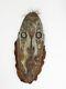 Painted, Woven & Hand Carved Mask From Papua New Guinea 24 Tall X 9 Wide