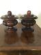 Pair Antique Wood Finials Purchased From Caroline Faison Antiques