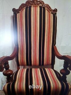 Pair Of Antique Throne Chairs From The Granada Theater-Detroit Michigan