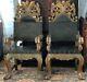 Pair Of 17th C Spanish Colonial Chairs From Peru Most Likely From Bishopric