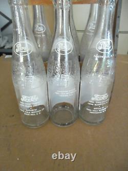 Pepsi Bouble Dot Wood 6 Pack Holder With Bottles 1940's From Nc / Sc / Va / Mo