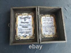 Personalized wood box for tarot cards deck oracle organizer altar set home decor