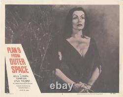 Plan 9 From Outer Space-original Lobby Card-sci-fi-vampira-ed Wood-horror-best