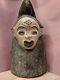 Punu Maiden Spirit Mask With Neck From Gabon Authentic Carved Wood African Art