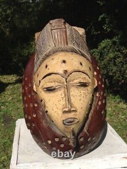 Punu Mask From Gabon West Africa