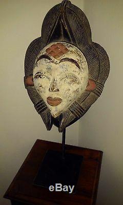 Punu Tribal Mask from Gabon, Africa