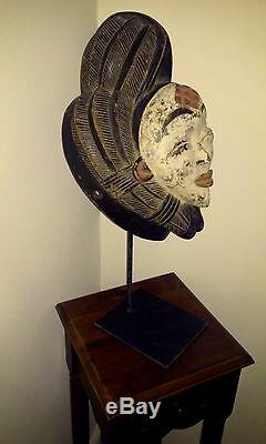 Punu Tribal Mask from Gabon, Africa