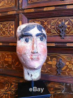 Puppet Head Italian 19th Century From Sicily