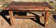 Quarter Sawn Oak Dining Table Rustic Heavy Built From Antique Wood Local Artisan