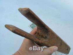 RARE Early Antique COLONIAL ROPE BED TIGHTENER, Hand Made From Wood, Hearth