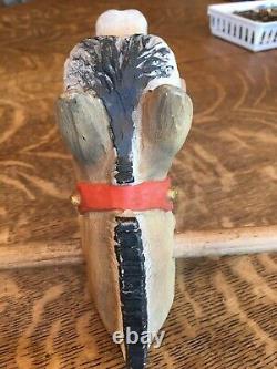 RARE Henning Carved Wood Fjord Pony head Vintage Hobby Horse