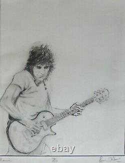 RONNIE WOOD Ronnie HAND SIGNED from ROLLING STONES Suite I 1988