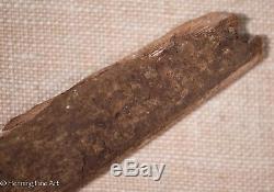 Rare Ancient Wood Fragment from Cave of Nahal Hever, Bar Kokbba's Troops, Roman