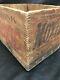 Rare Antique Moxie Wood Box Crate For 12-26oz. Bottles From 1912 Dovetailed