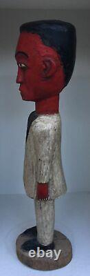 Rare Antique Statues Colon Tribal Carved Figurine From Ivory Coast