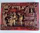 Rare Chinese Carved Wood Carved Panel From Opium / Wedding Bed, Qing Dynasty
