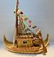 Rare Expertly Hand Crafted Kon Tiki Boat Signed By Craftsman From Bolivia-11x9