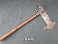 Rare genuine african axe, hatchet from the LUNDA, CHOKWE, Angola, DR Congo