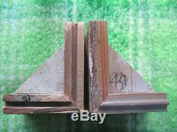 Ray Bradbury Bookends Made From Wood From His 1937 La Home Estate Certificate