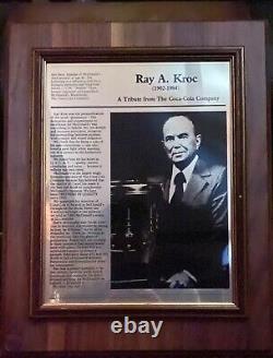 Ray Kroc A Tribute from the Coca-Cola Company