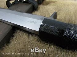 RedOrca / Japanese traditional Hunting knife 15-layer Damascus, 180 mm from Japan