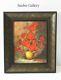 Robert Cox Beautiful Vintage Flower Still Life Painting From Prominent Estate