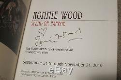 Ronnie Wood Signed Booklet from Youngstown Ohio 2010 Art Exhib