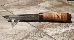 Russian Handmade Damascus Steel Knife ZZOSS Stalker (?) Ships from USA