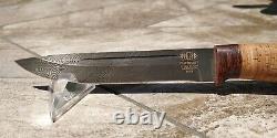 Russian Handmade Damascus Steel Knife ZZOSS Stalker (?) Ships from USA