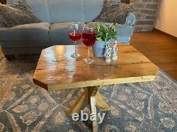 Rustic Country & Farmhouse Handmade Coffee/Corner Table From Reclaimed Wood