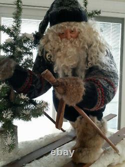 Santa on Skies from Stein Eriksen Lodge in Deer Valley, Utah